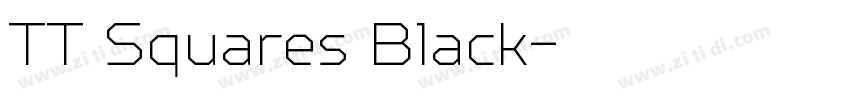 TT Squares Black字体转换